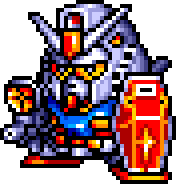Gundam full-body art — 3rd Super Robot Wars
