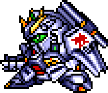 Nu Gundam full-body art — 3rd Super Robot Wars