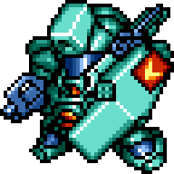Jegan full-body art — 3rd Super Robot Wars