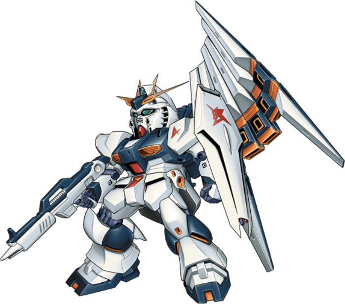 Nu Gundam full-body art — Super Robot Wars 30