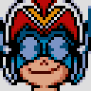 Kosuke face portrait — 4th Super Robot Wars