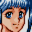 Mio Sasuga face portrait — 4th Super Robot Wars S (remake)