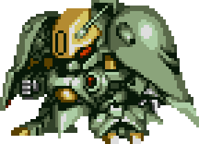 Queen Mansa full-body art — 4th Super Robot Wars S (remake)