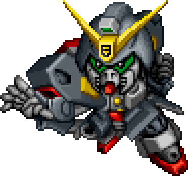 ガンダムシュピーゲル 機体全身 — スーパーロボット大戦64