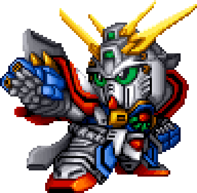 ゴッドガンダムＨ full-body art — Super Robot Wars 64