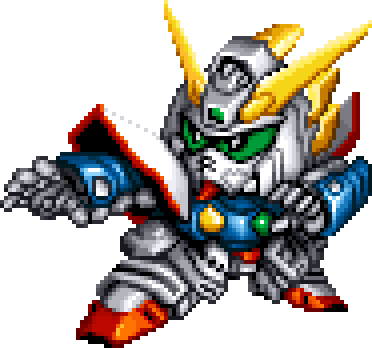 シャイニングガンダム 機体全身 — スーパーロボット大戦64