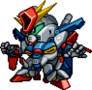 ZZガンダム 機体全身 — スーパーロボット大戦64