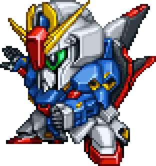 Ζガンダム 機体全身 — スーパーロボット大戦64