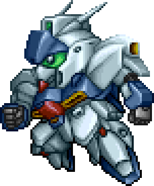 リ・ガズィ 機体全身 — スーパーロボット大戦64