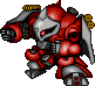 Jagd Doga full-body art — Super Robot Wars 64