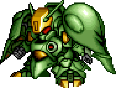 Queen Mansa full-body art — Super Robot Wars 64