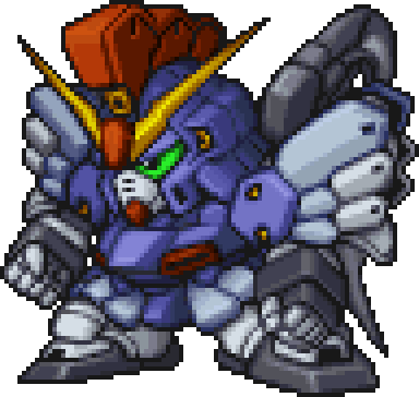 サンドロックカスタム 機体全身 — スーパーロボット大戦64