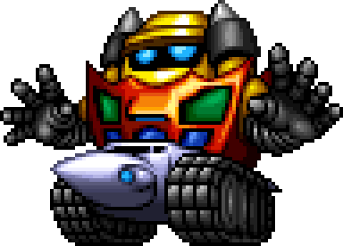 Getter 3 full-body art — Super Robot Wars 64