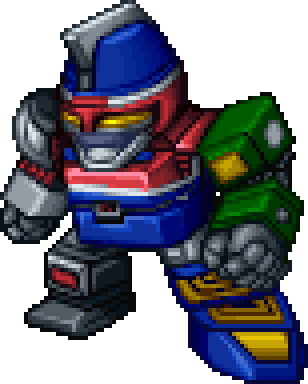ゴッドマーズ 機体全身 — スーパーロボット大戦64