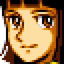 Sayaka face portrait — Super Robot Wars A