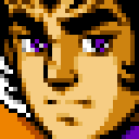 Tetsuya face portrait — Super Robot Wars A