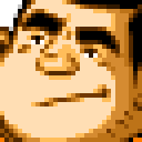 Daisaku face portrait — Super Robot Wars A