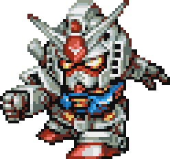 Gundam full-body art — Super Robot Wars A