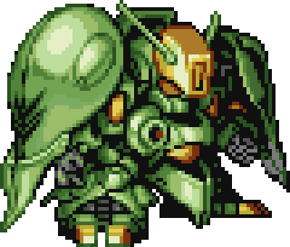 Queen Mansa full-body art — Super Robot Wars A