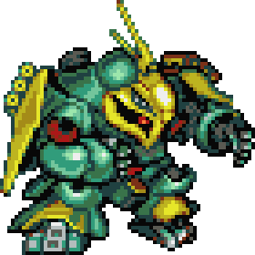 Jagd Doga full-body art — Super Robot Wars A