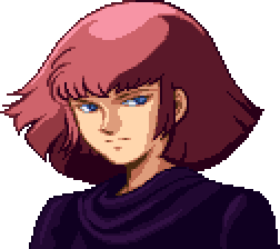 Haman bust-up — Super Robot Wars Alpha