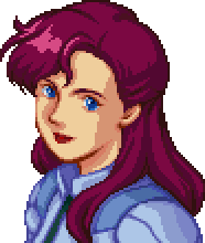 Junko bust-up — Super Robot Wars Alpha