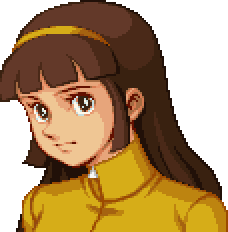 Sayaka bust-up — Super Robot Wars Alpha