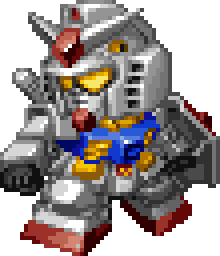 Gundam full-body art — Super Robot Wars Alpha