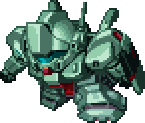 Jegan full-body art — Super Robot Wars Alpha