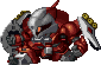 Jagd Doga full-body art — Super Robot Wars Alpha