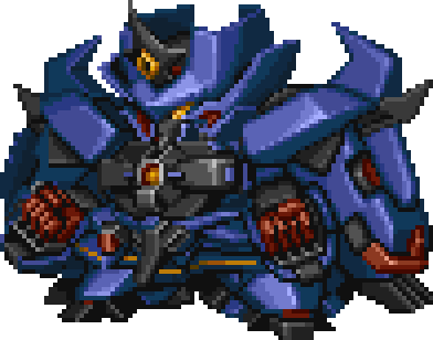 Granzon full-body art — Super Robot Wars Alpha