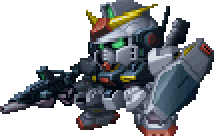 Gundam Mk-II full-body art — 2nd Super Robot Wars Alpha