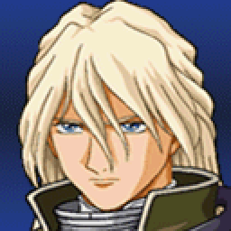 Zechs face portrait — 3rd Super Robot Wars Alpha: To the End of the Galaxy
