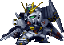 Nu Gundam full-body art — 3rd Super Robot Wars Alpha: To the End of the Galaxy