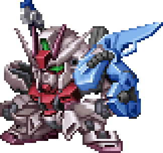 ソードストライクルージュ 機体全身 — 第3次スーパーロボット大戦α ―終焉の銀河へ