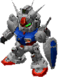 ガンダム試作1号機 full-body art — Super Robot Wars Alpha for Dreamcast