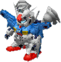 건담시작1호기Fb 기체 전신 — 슈퍼로봇대전 α for Dreamcast