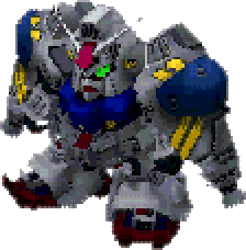 건담시작2호기 기체 전신 — 슈퍼로봇대전 α for Dreamcast