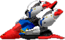 ウェイブ・ライダー 機体全身 — スーパーロボット大戦α for Dreamcast