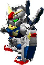 Gundam Mk-II full-body art — Super Robot Wars Alpha for Dreamcast