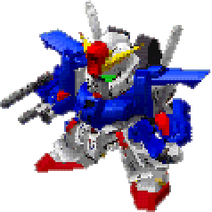 풀아머 ZZ건담 기체 전신 — 슈퍼로봇대전 α for Dreamcast