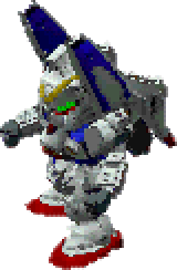 V대시 건담 기체 전신 — 슈퍼로봇대전 α for Dreamcast