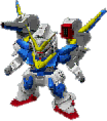 V2バスターガンダム 機體全身 — 超級機器人大戰α for Dreamcast