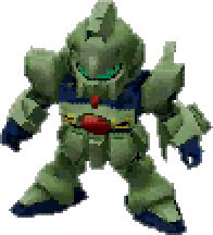 건블래스터 기체 전신 — 슈퍼로봇대전 α for Dreamcast