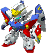 Wing Gundam Zero full-body art — Super Robot Wars Alpha for Dreamcast