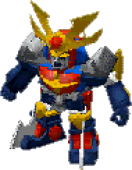 Daitarn 3 full-body art — Super Robot Wars Alpha for Dreamcast