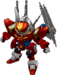 R-3 full-body art — Super Robot Wars Alpha for Dreamcast