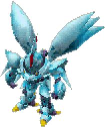 Cybaster full-body art — Super Robot Wars Alpha for Dreamcast