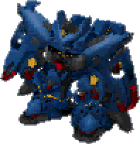 Granzon full-body art — Super Robot Wars Alpha for Dreamcast