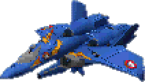 YF-21 파이터 기체 전신 — 슈퍼로봇대전 α for Dreamcast